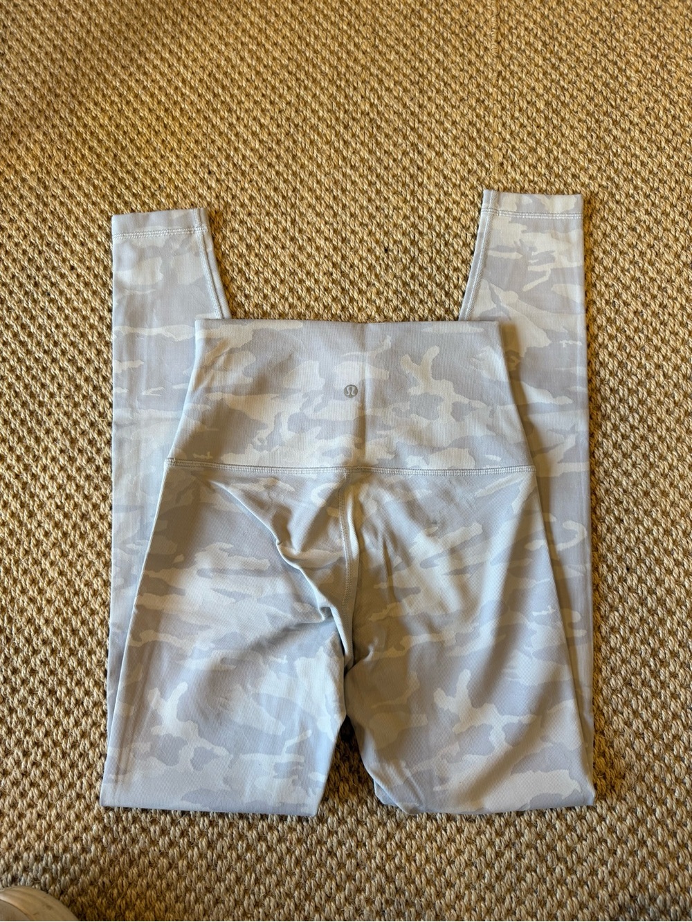 lululemon Gray Camo High-Rise Leggings